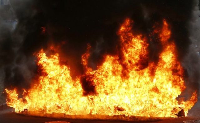 Стали відомі деталі про автобус, що загорівся