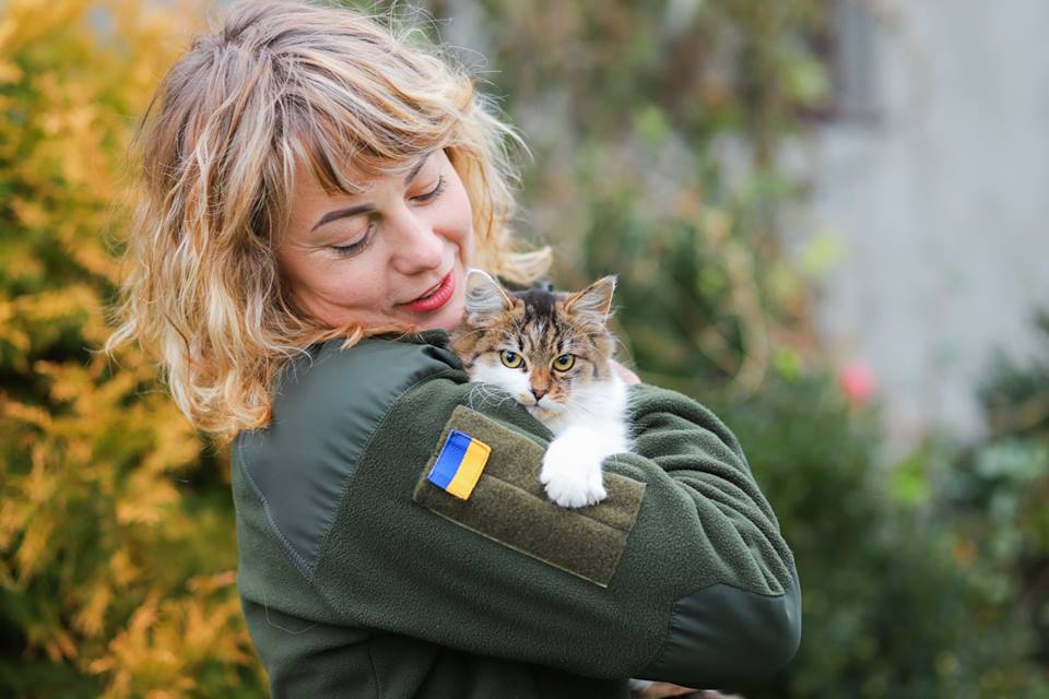 У Кам’янці-Бузькій воїнів АТО фотографували з бездомними тваринами