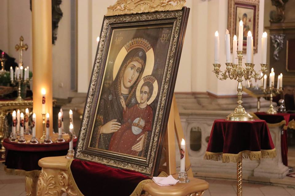 До Собору святого Юра привезли копію Вифлеємської ікони Пресвятої Богородиці