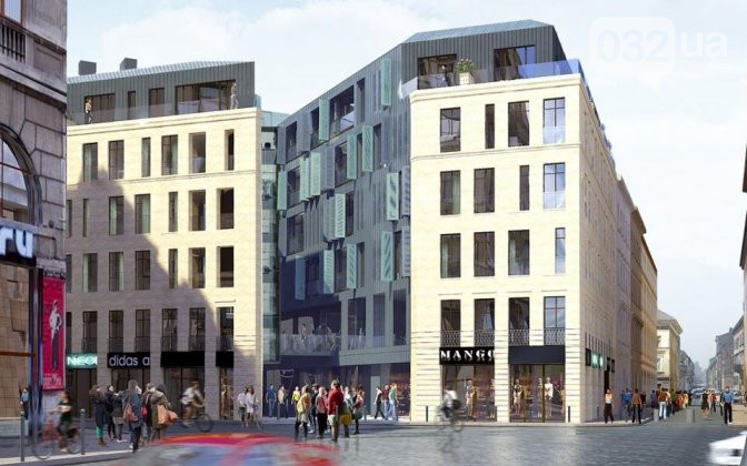 В центрі Львова запланували готель на 6 поверхів