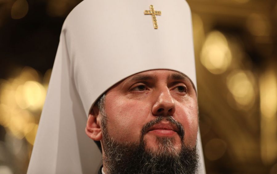 Митрополит Епіфаній проводить першу літургію (трансляція)