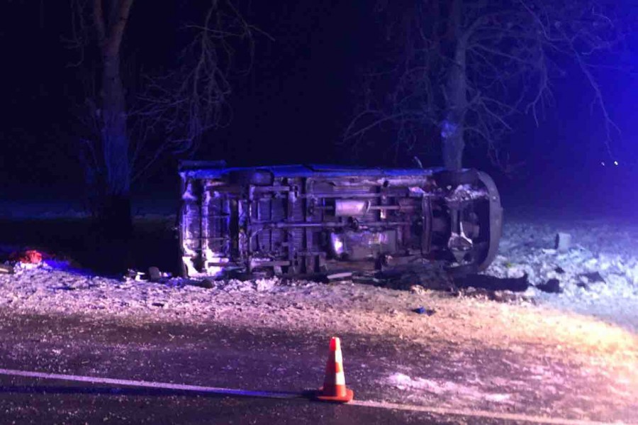 На Сокальщині перекинувся мікроавтобус: загинув водій