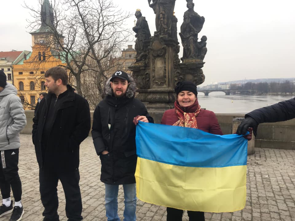 Мешканці Львівщини долучилися до живого ланцюга у Празі
