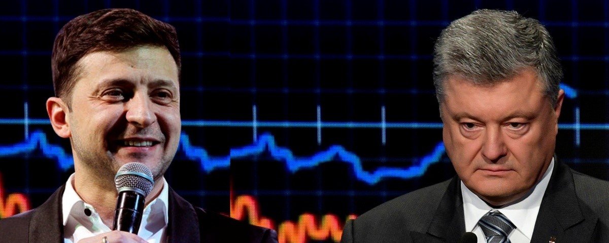 Зеленський випереджає Порошенка на 47%: нове соцопитування