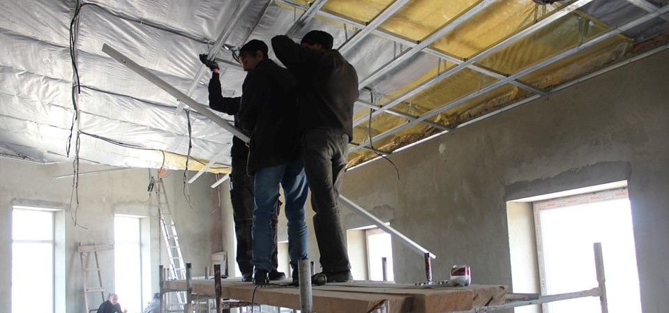 У селі на Миколаївщині будують Народний дім з душовими кімнатами