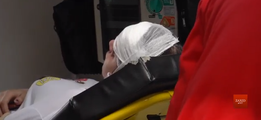 У центрі Львова на голову жінці впав шматок цегли