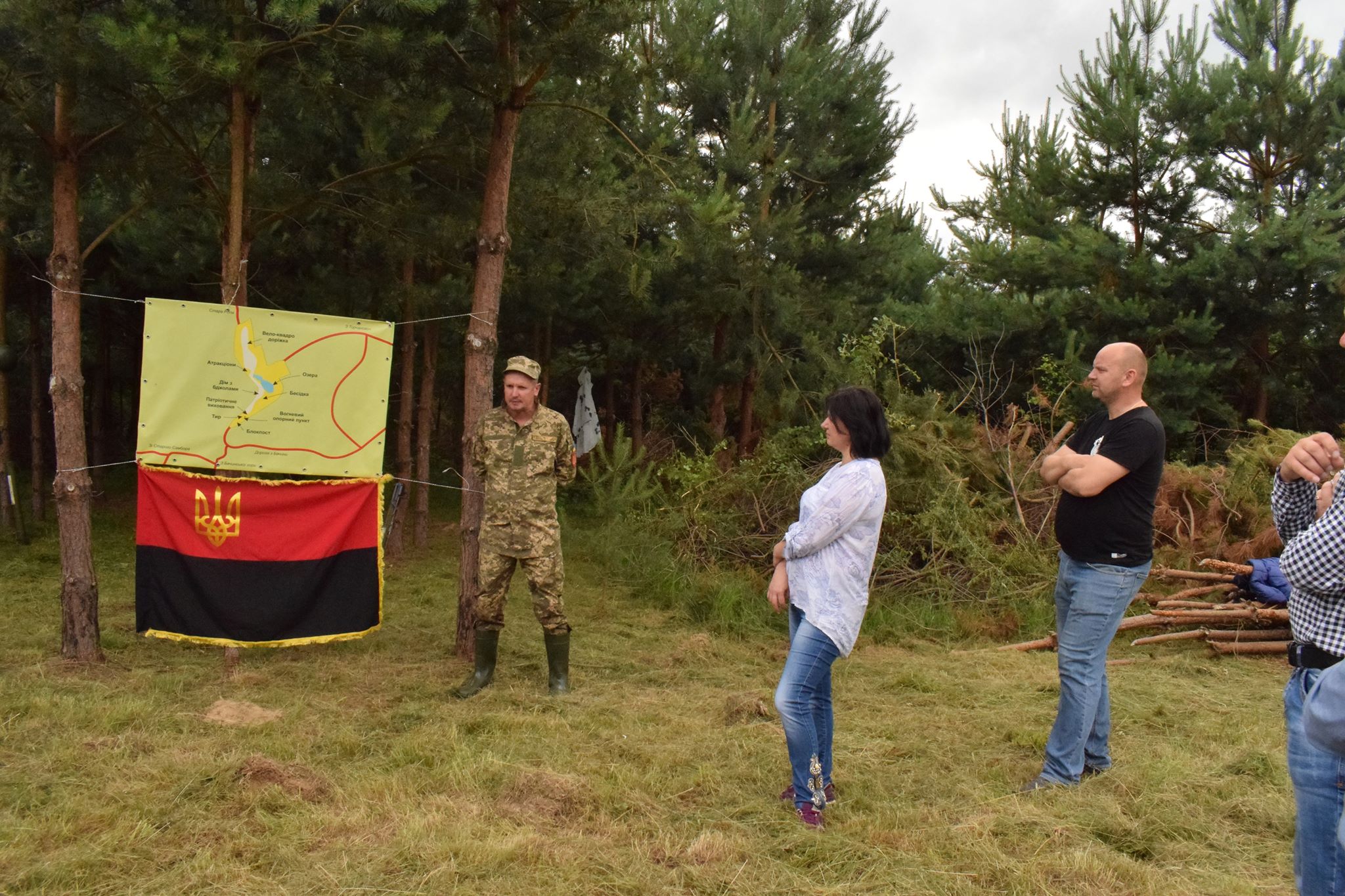«З побратимами кілька місяців розчищали територію»: атовці на Старосамбірщині презентували унікальний проект