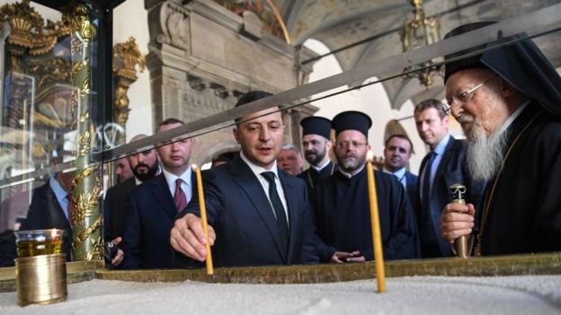 Зеленський відмовився підписувати спільну заяву з Варфоломієм – ВВС