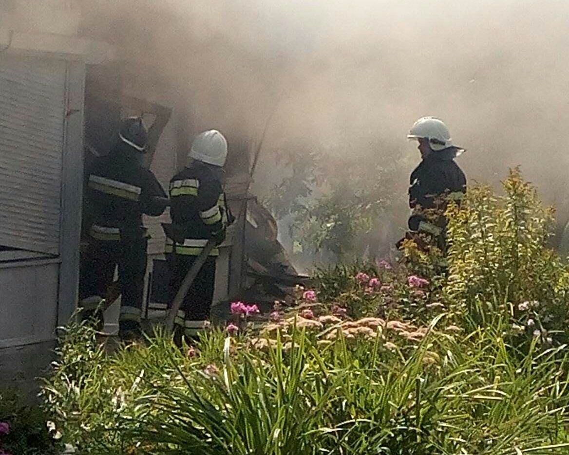 У Львові за мить згоріло чотири магазини