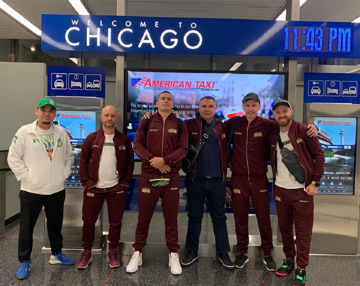 Усик вже в Чикаго і готовий до складного поєдинку