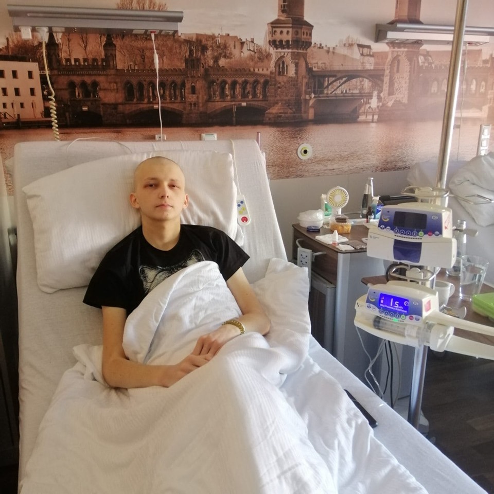 19-річний львівський студент Володимир Андрієцький у Берліні чекає на операцію