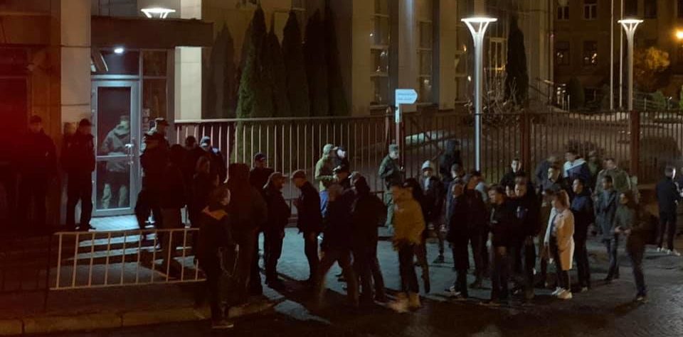 У Львові відбувається акція на підтримку затриманого у Польщі учасника АТО