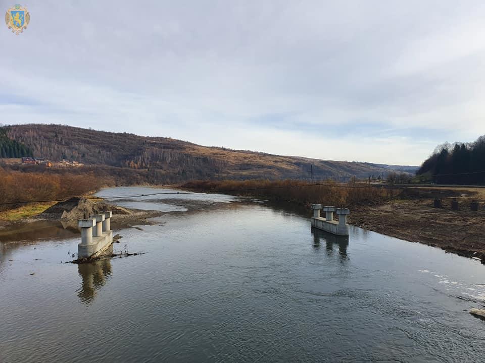 На Сколівщині будують найдовший у Західній Україні міст