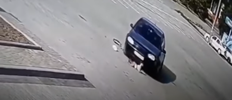 У Дрогобичі 19-річний самбірчанин двічі наїхав на чотирирічну дівчинку (ВІДЕО)