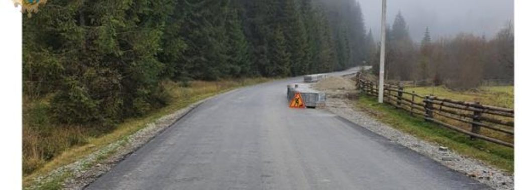 На Сколівщині завершують ремонт одразу двох доріг