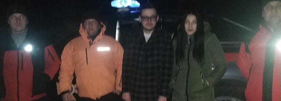 Славські рятувальники знімали з гори закоханих з Радехівщини