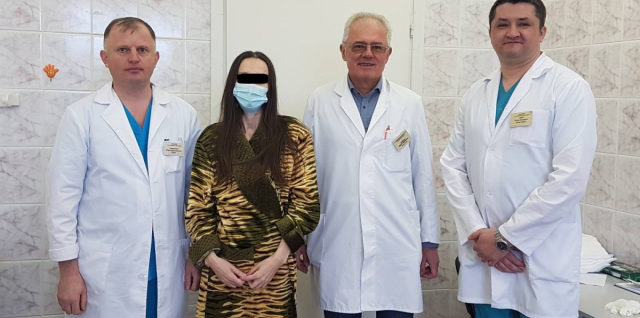 «Думала, то зайва вага»: у Львівському онкоцентрі жінці видалили 30-кілограмову пухлину