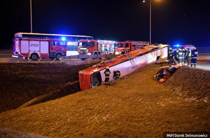 У смертельній аварії в Польщі загинуло 5 українців