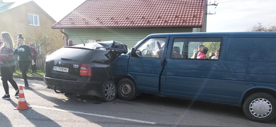 І ще одна аварія: у Хирові зіткнулися дві автівки