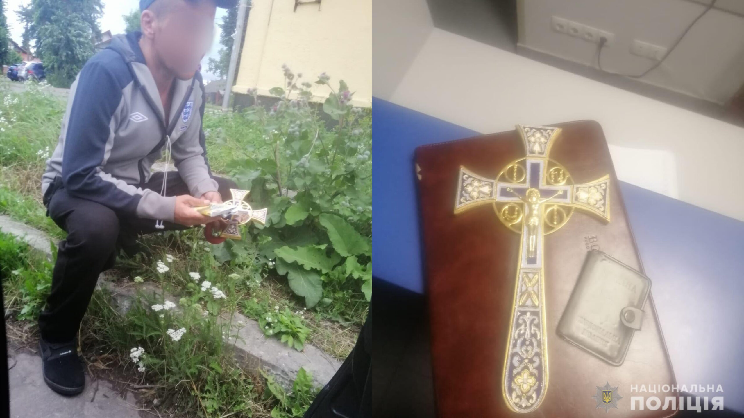 Викрав з церкви хрест: у Червонограді затримали злодія