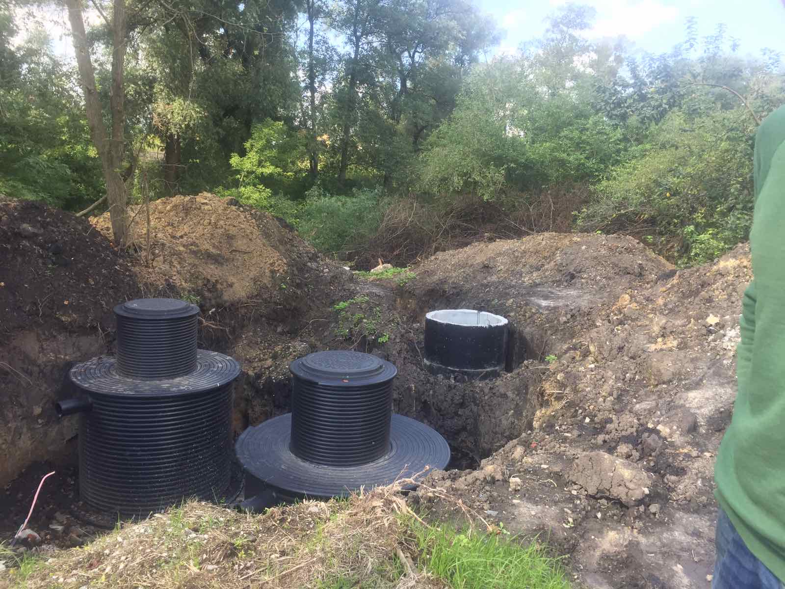 На Добромильщині будують каналізаційно-очисні споруди