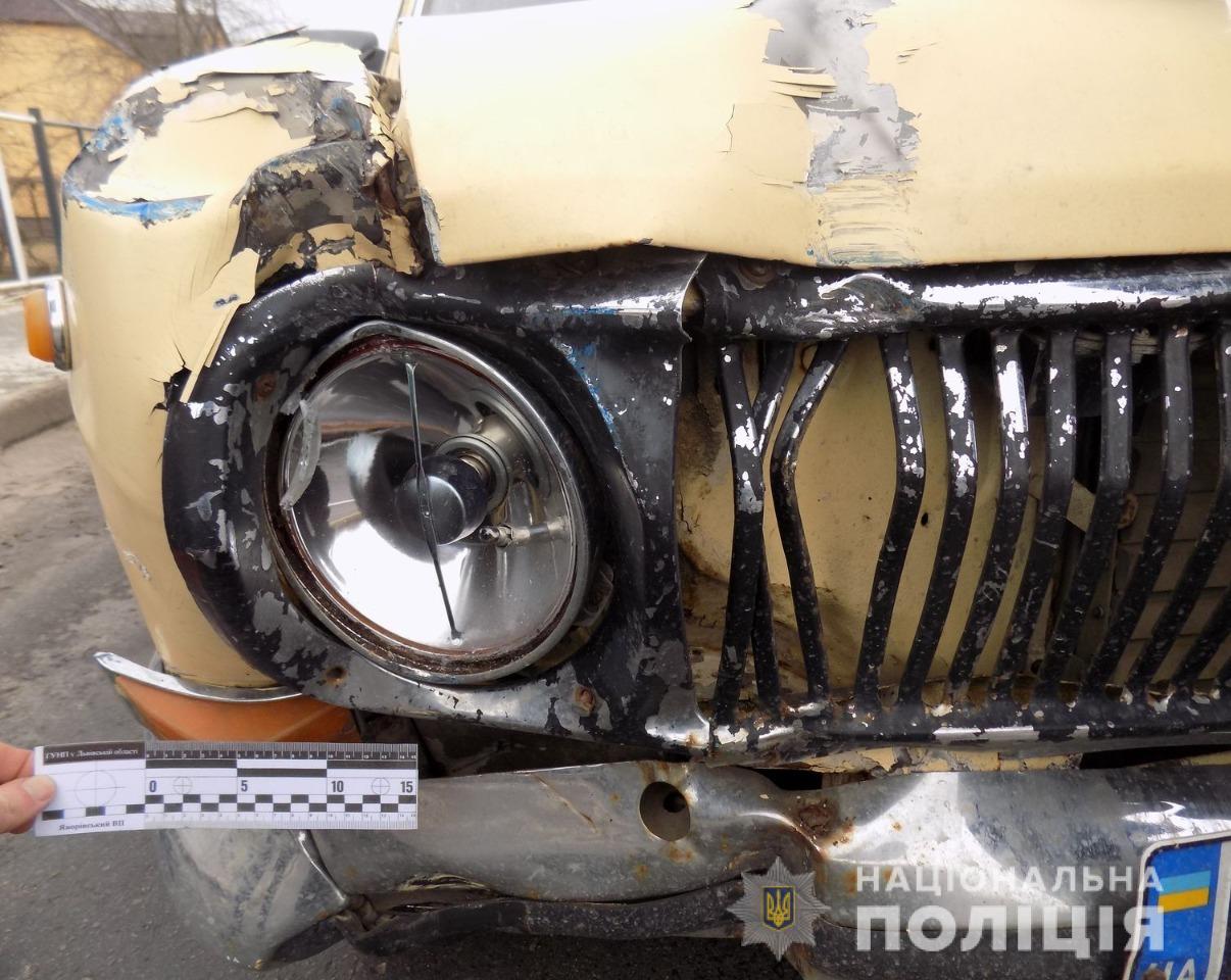 На Львівщині водійка «Волги» травмувала пішохода