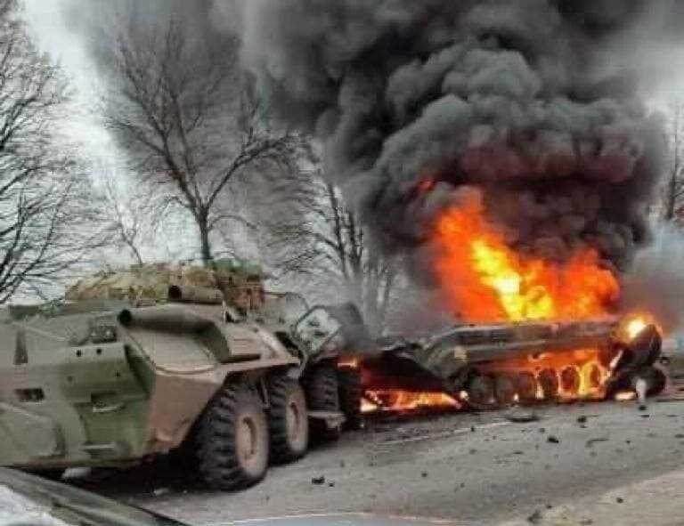 У Cумській області 15 російських танків перетворились на металобрухт