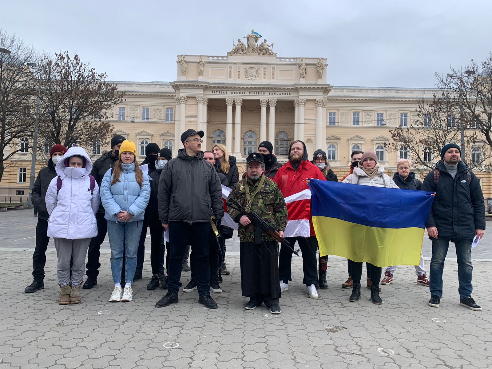 Ми з Україною: львівські білоруси зробили заяву (ВІДЕО)
