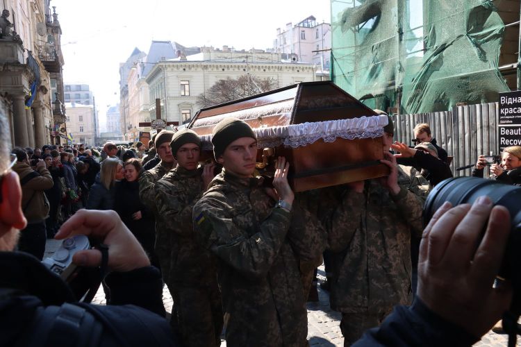 Львівщина прощається із загиблими на Яворівському полігоні