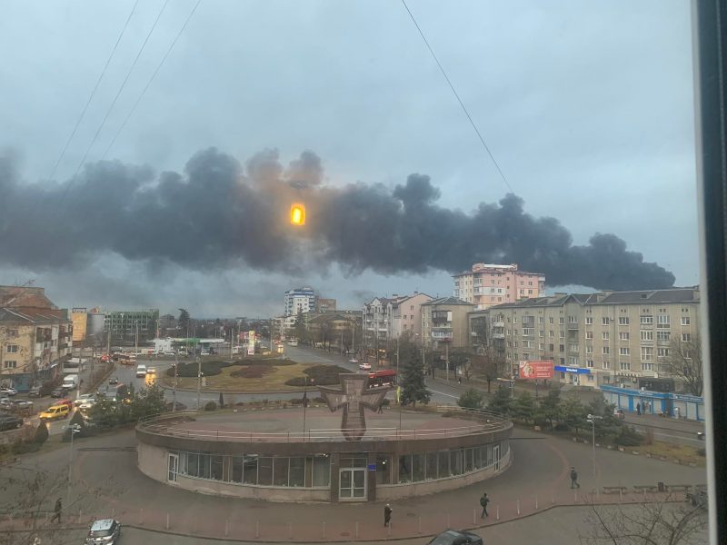 Аеропорт в Івано-Франківську знову зазнав авіаудару