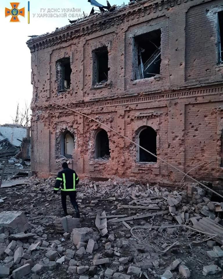 Під обстрілами Харкова постраждала пожежна частина XIX століття