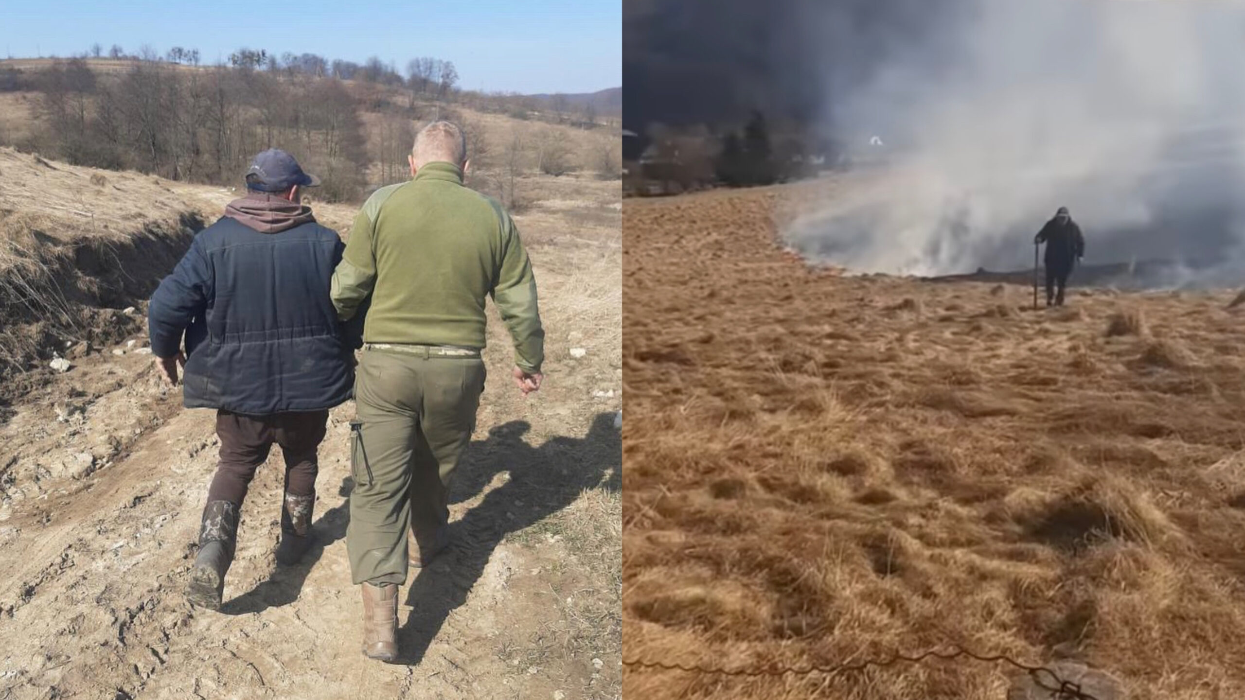На Миколаївщині тероборонці спіймали на гарячому палія трави