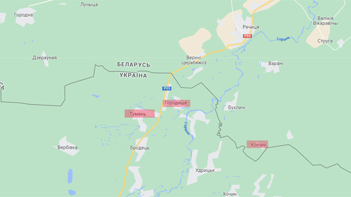 Російські літаки завдали удару по Білорусі з боку України