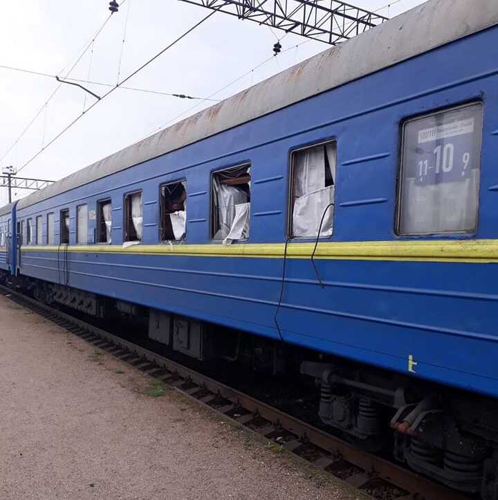 Ворог обстріляв потяг Запоріжжя-Львів