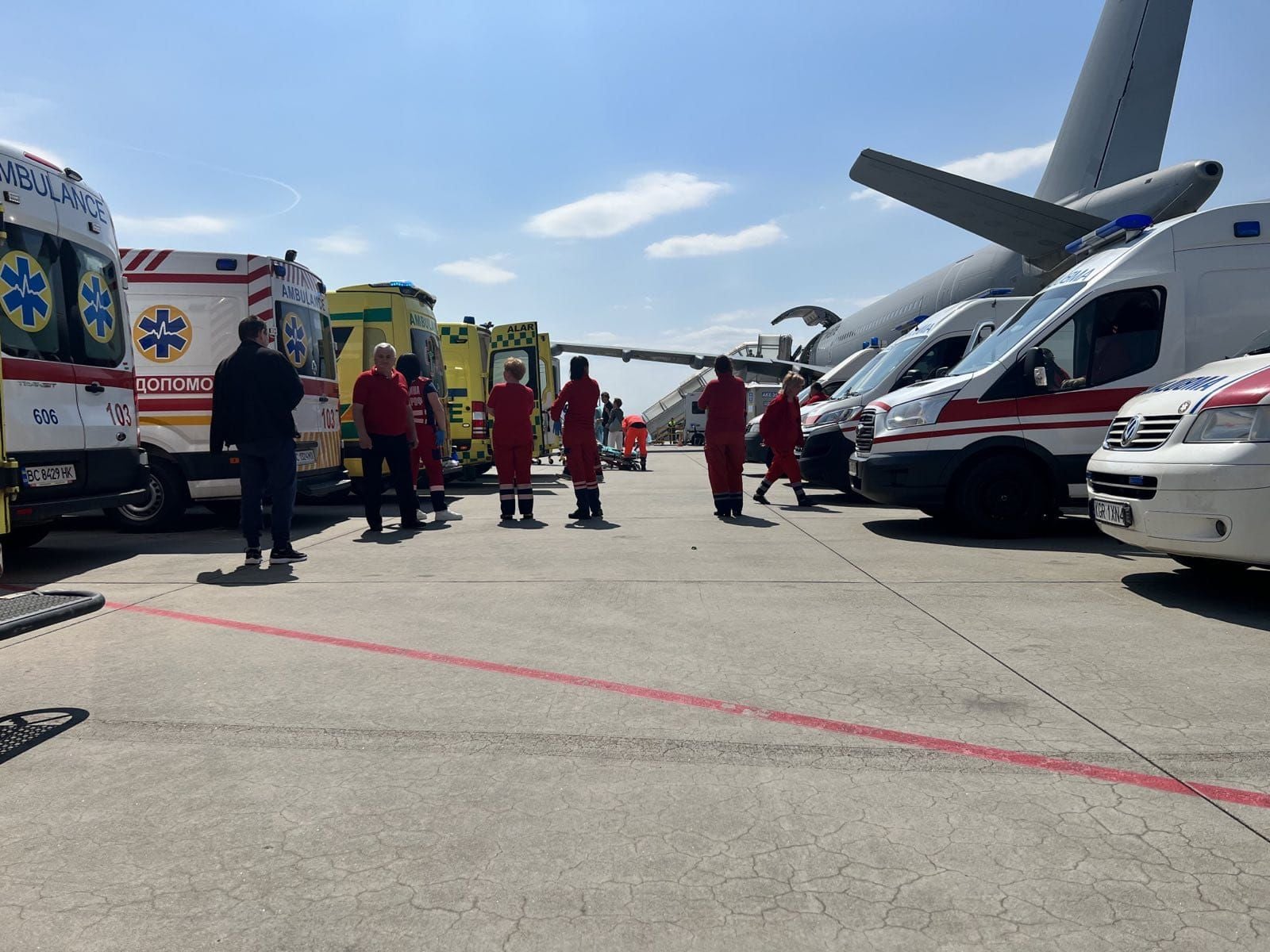 30 пацієнтів зі сходу «летючим шпиталем» доправили на лікування в Німеччину