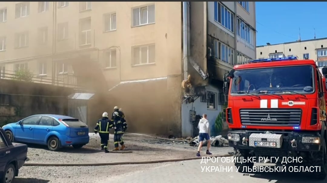 У Дрогобичі цього тижня спалахнула пожежа в кафе