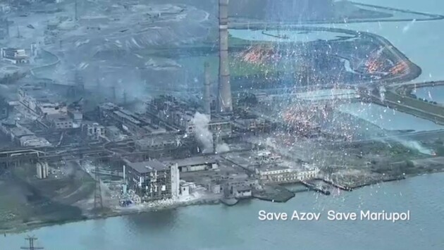 Пекло зійшло на землю: рашисти закидали Азовсталь фосфорними бомбами (ВІДЕО)