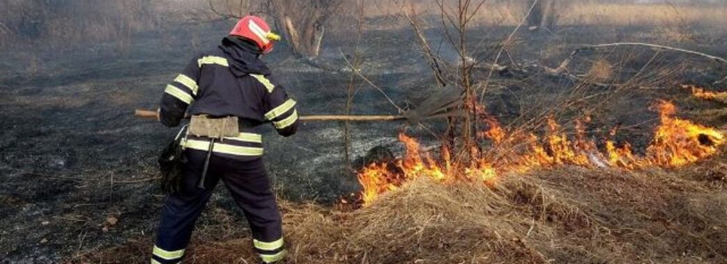 На Львівщині цієї доби пожежі сухостою довелось чотири рази гасити рятувальникам