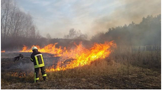 Мешканців Львівщини застерігають про високу пожежну небезпеку