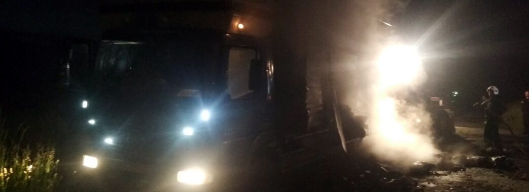 В Золочеві на Львівщині палала вантажівка з вугіллям
