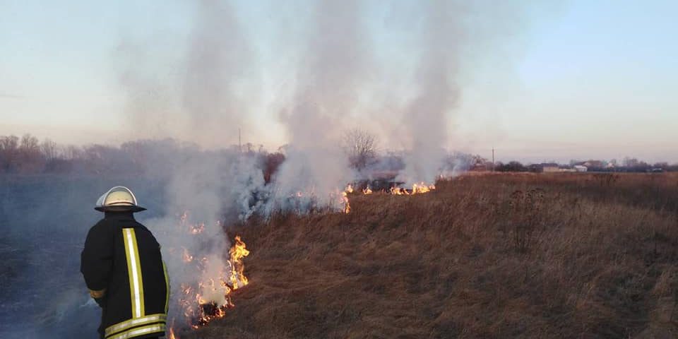 Рятувальники Львівщини за добу загасили 28 пожеж сухостою
