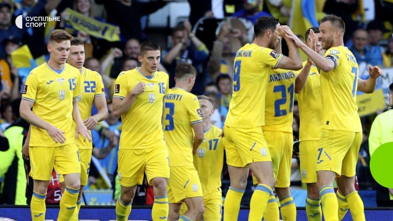 Україна перемагає Шотландію у матчі відбору на чемпіонат світу