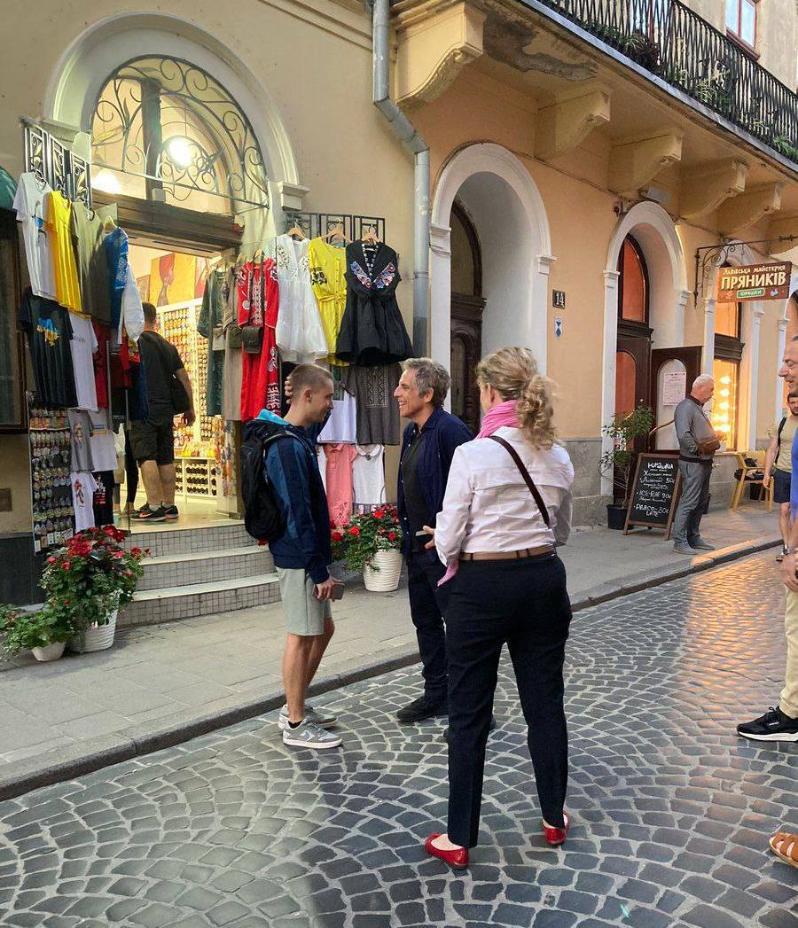 Голлівудського актора Бена Стіллера помітили у Львові