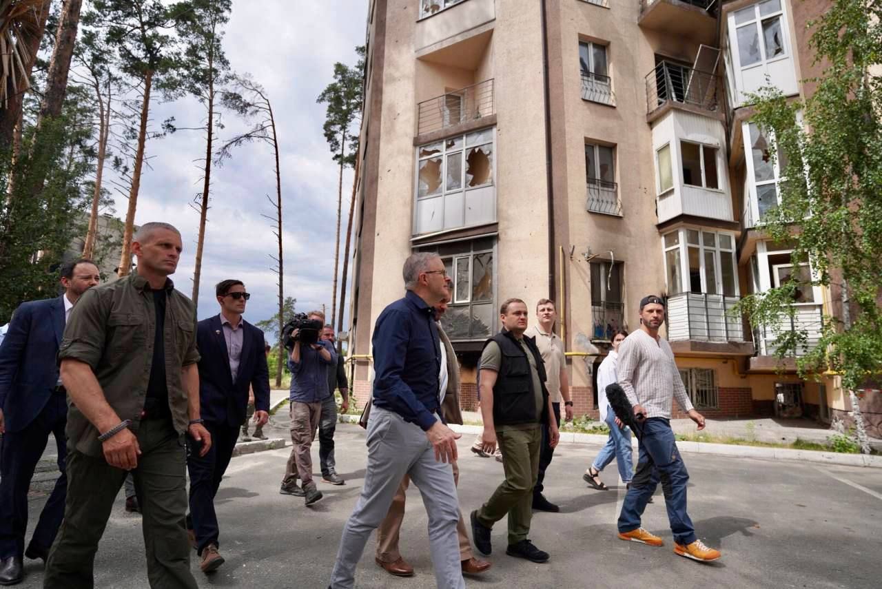 Деокуповані міста Київщини нині відвідує прем‘єр Австралії
