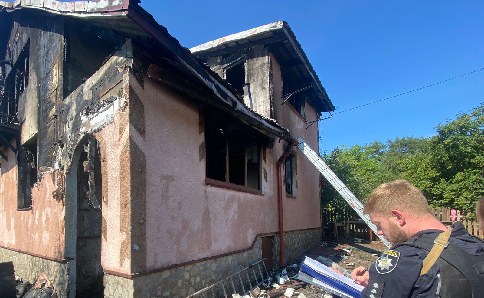 З’явились подробиці ранкової пожежі на Львівщині, у якій загинули дві дитини (ВІДЕО)