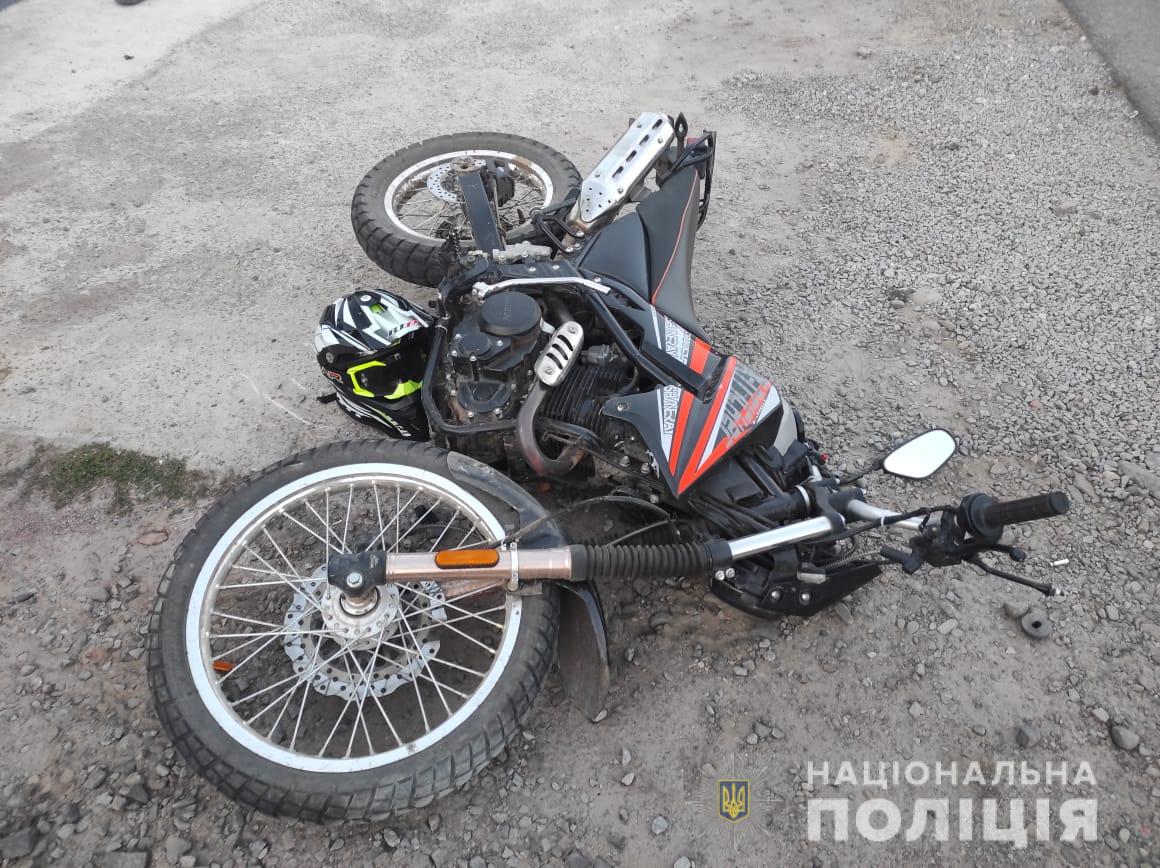 Учора в ДТП на Львівщині отримали травми двоє мотоциклістів