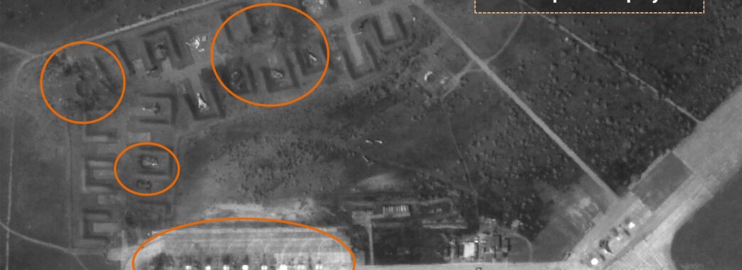 Як виглядає аеродром в Криму після вибухів: з’вились супутникові фотографії