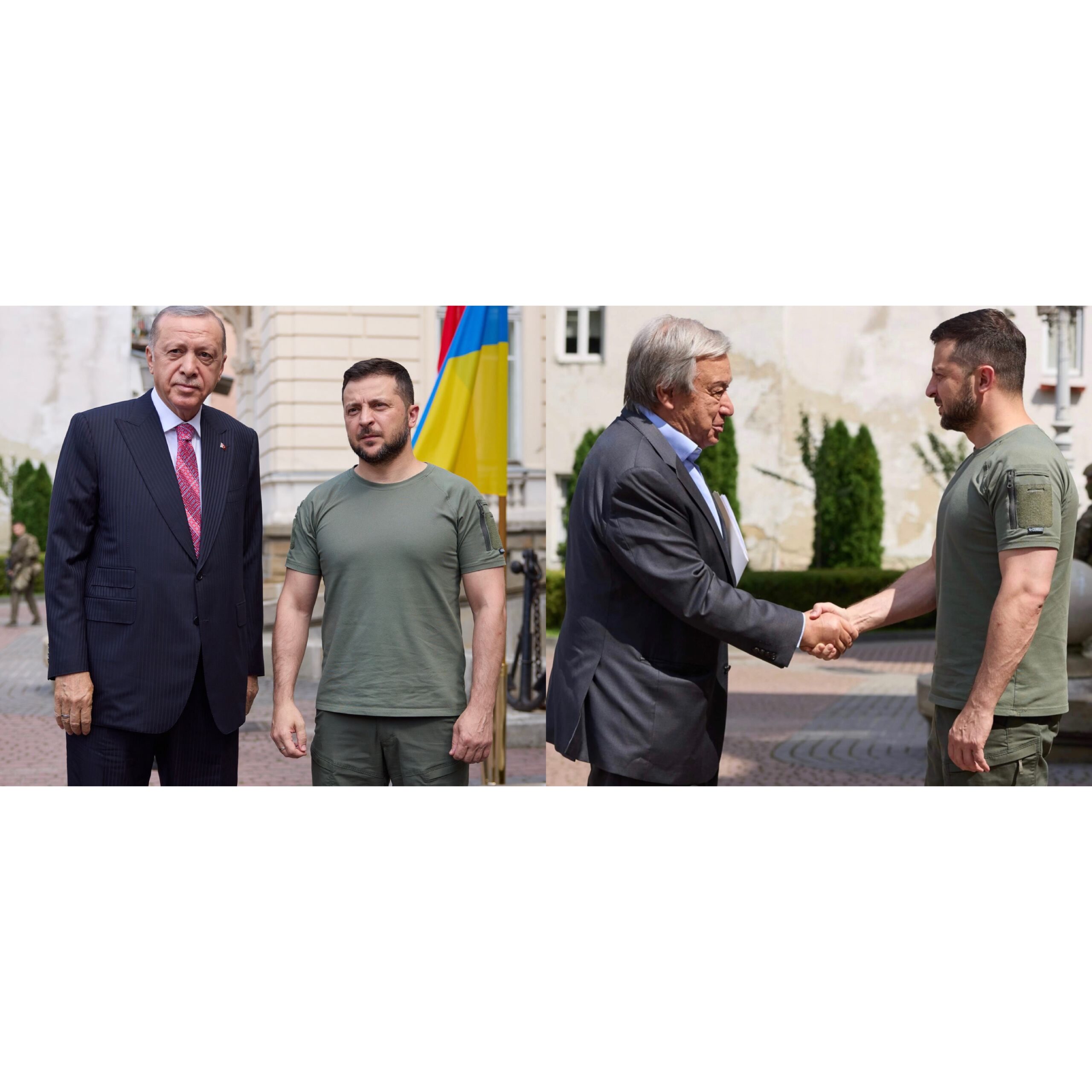 Зеленський розповів, про що говорив з генсеком ООН та президентом Туреччини