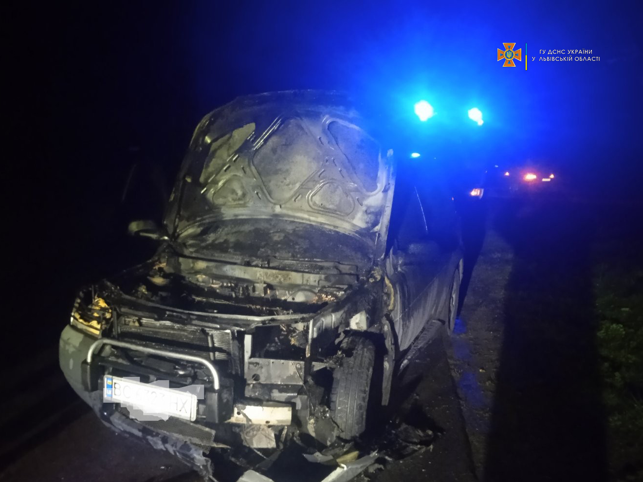 В Новому Яречеві горів «Range Rover»