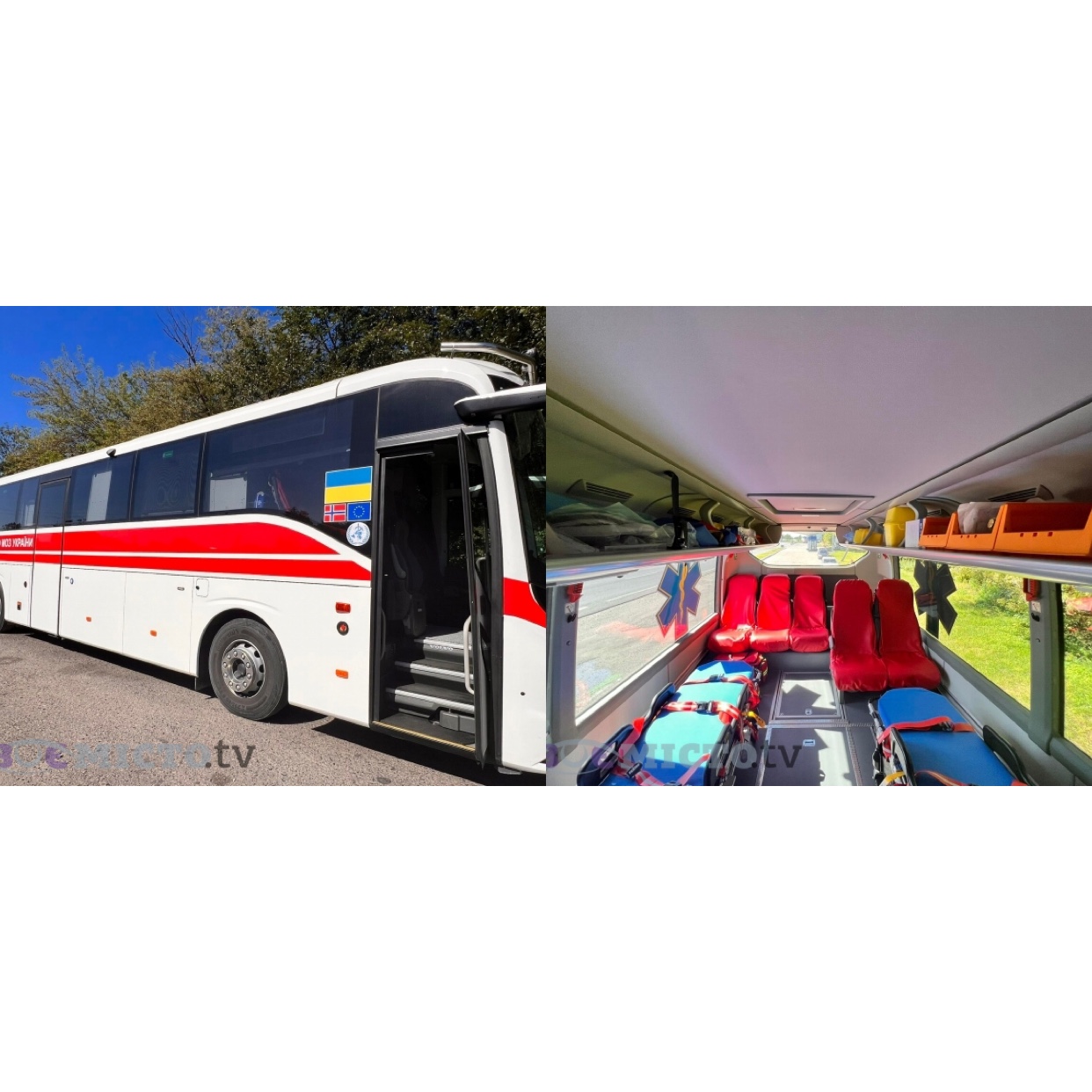 Львів отримав спеціалізований автобус для перевезення поранених